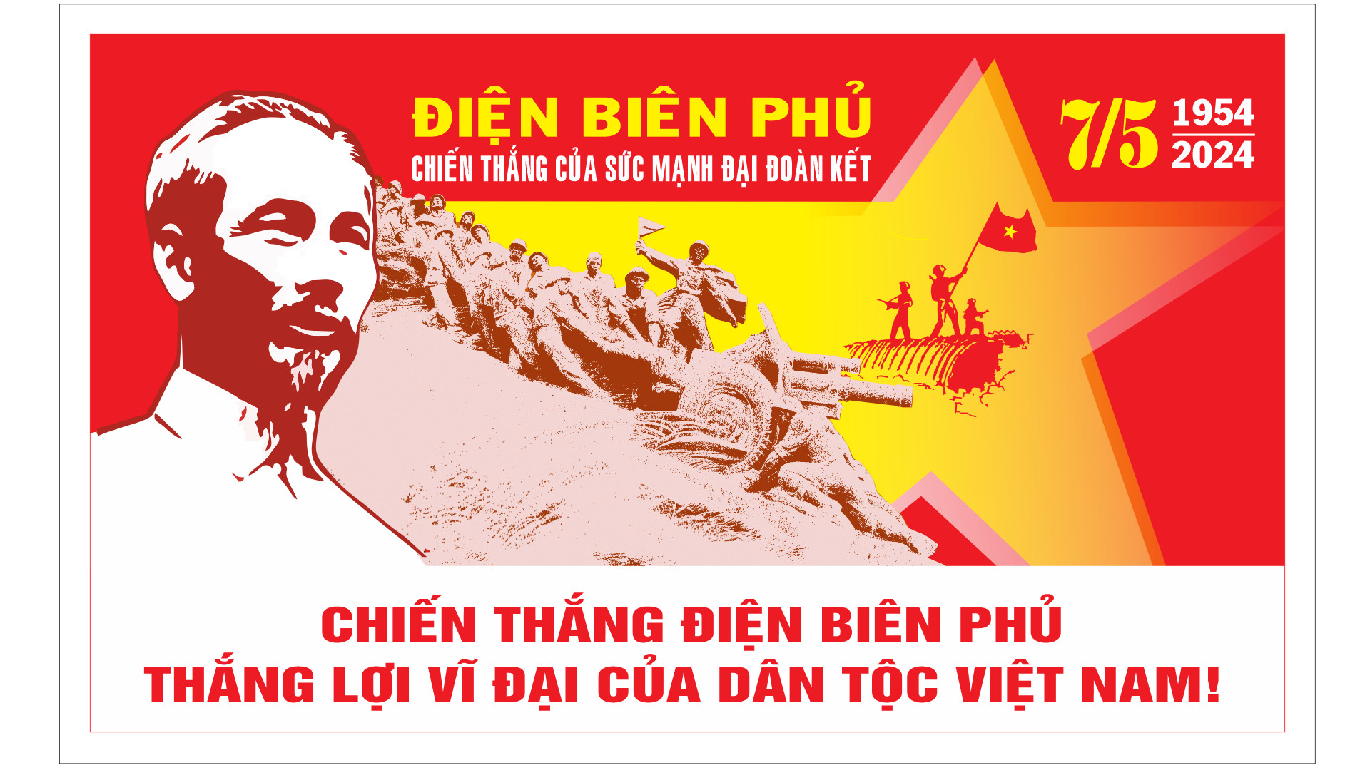 TRANH CỔ ĐỘNG KỲ NIỆM 70 NĂM CHIẾN THẮNG ĐIỆN BIÊN PHỦ (7/5/1954 - 7/5/2024)